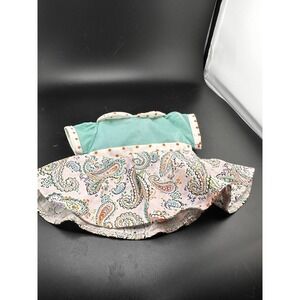 Cabbage Patch‎ Kids Teal Paisley Doll Dress Clothes RARE Polka Dots Orange